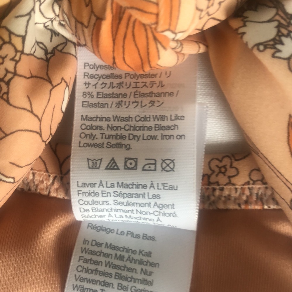 🌟 J. Crew Floral Print One-Piece Swimsuit, size 2 - Picture 13 of 13